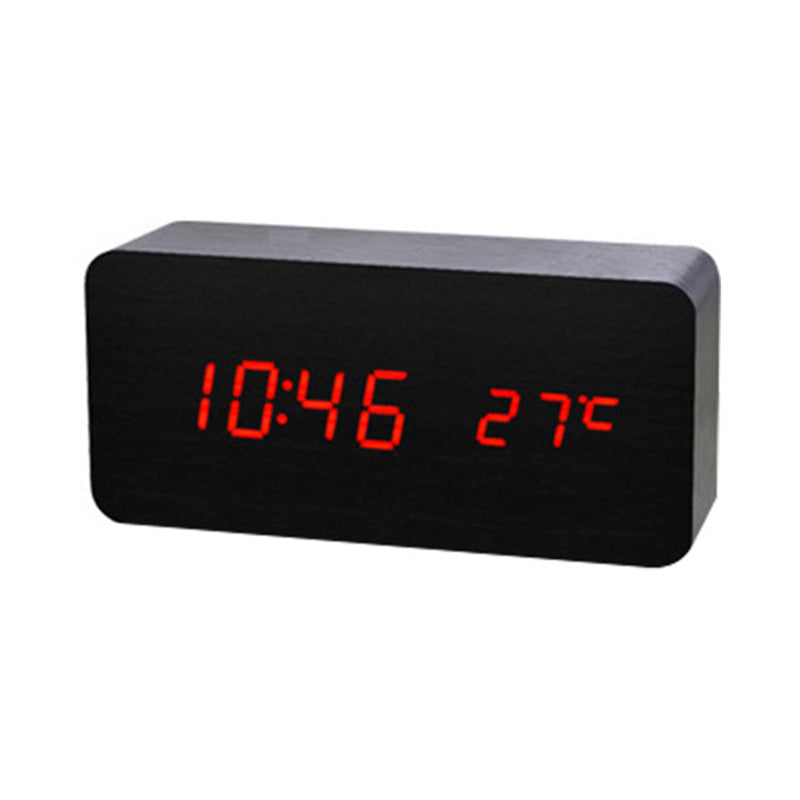 Black wood clock | Love gadgets