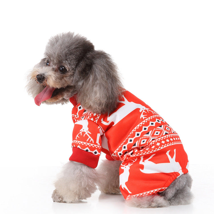 Christmas Pet Supplies Dog Clothes Halloween