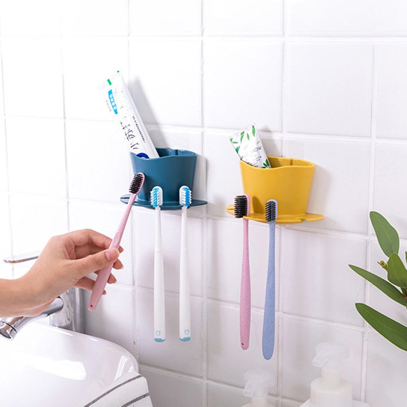 Toothbrush Holder Bathroom Multifunctional Rack