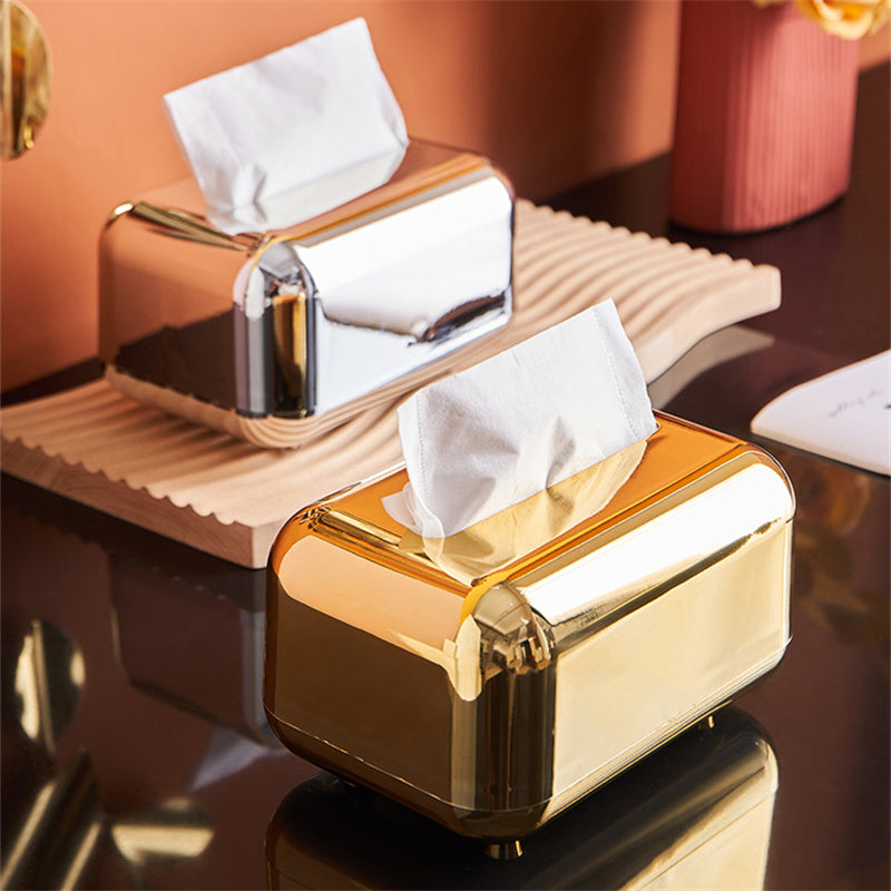 Electroplated Vintage Tissue Box 