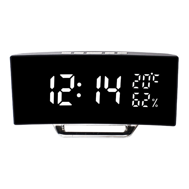 White color table clocks