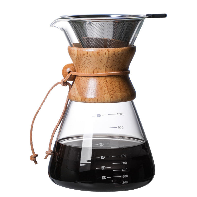 Hand Brewed Glass Coffee Pot