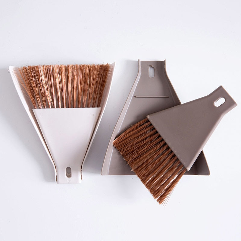 Mini Desktop Broom and Dustpan Set