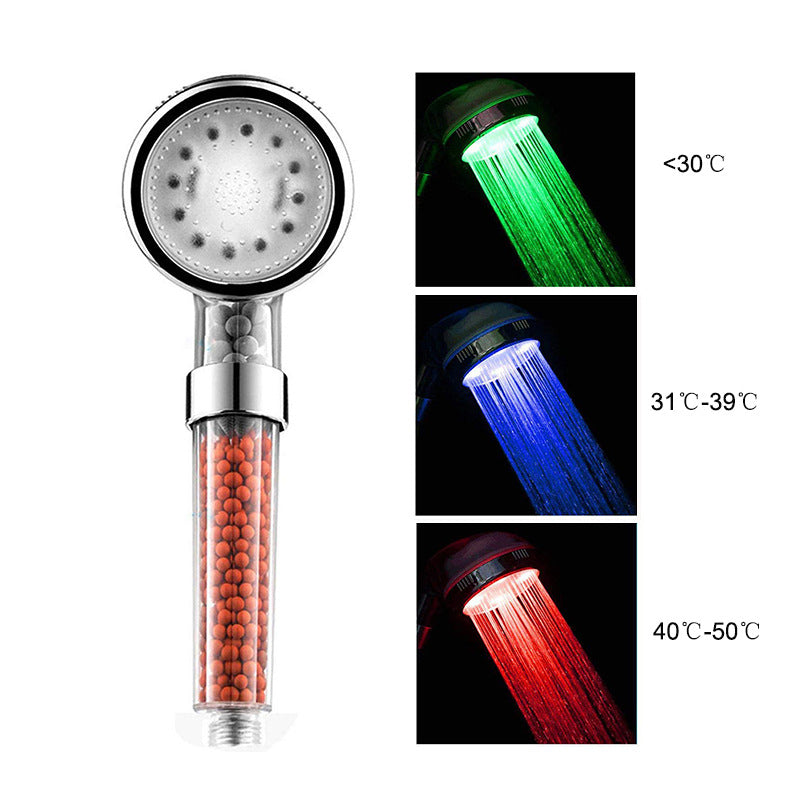 LED Luminous Colorful Shower Nozzle 
