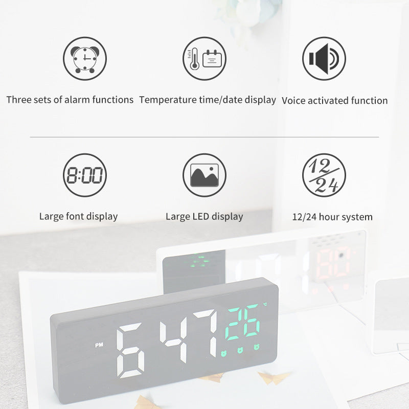 mini digital clock alarm function