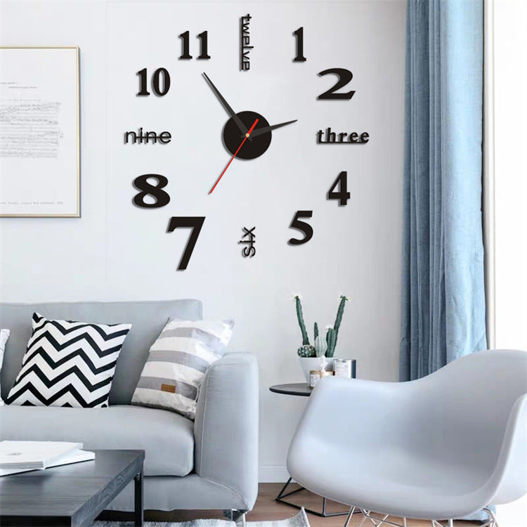 Mirror Wall Clock