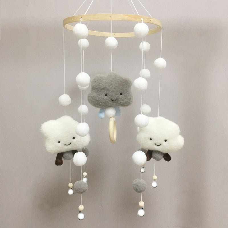 Cloud Hair Ball Wind Chime Decorative Pendant