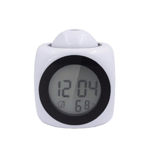 White varient LCD Projector Alarm Clock