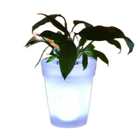 Solar Plastic Pot Flower Lamp