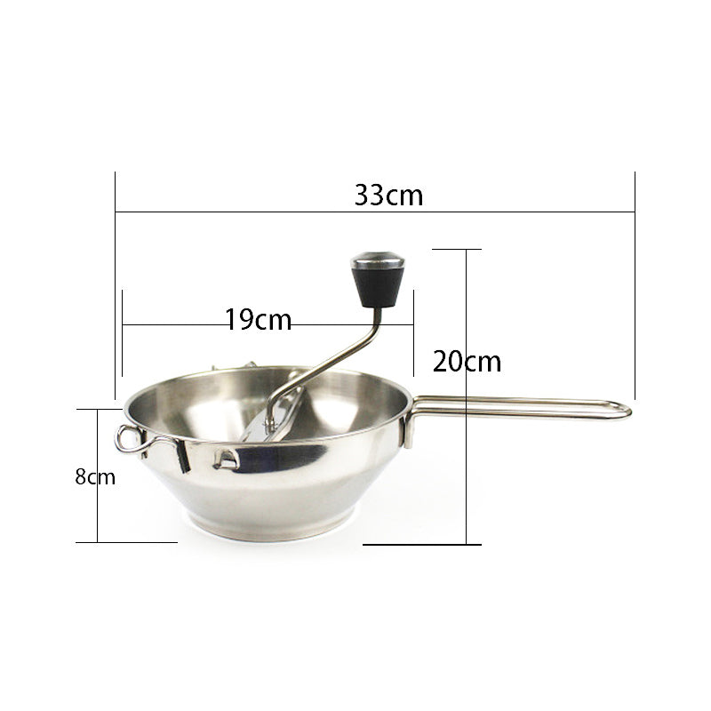Dimension of Stainless Steel Food Mixer