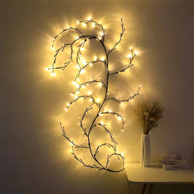 LED Bough Rattan Light String