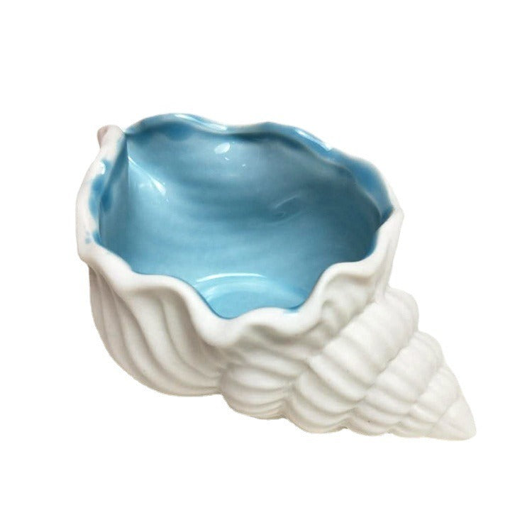 Ceramic Little Conch Eternal Flower Table