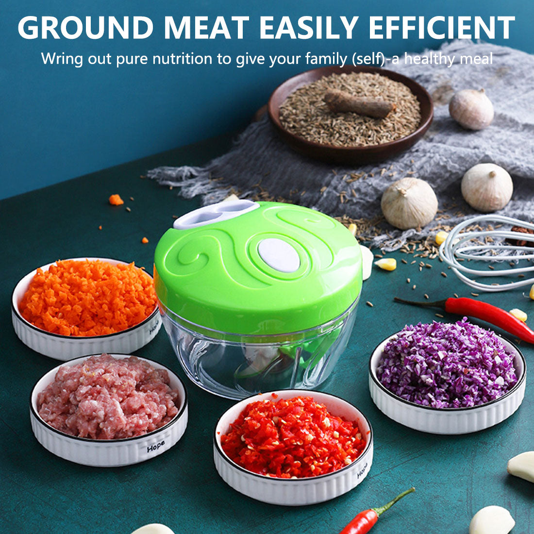 Manual Kitchen Chopper Accessories Tools