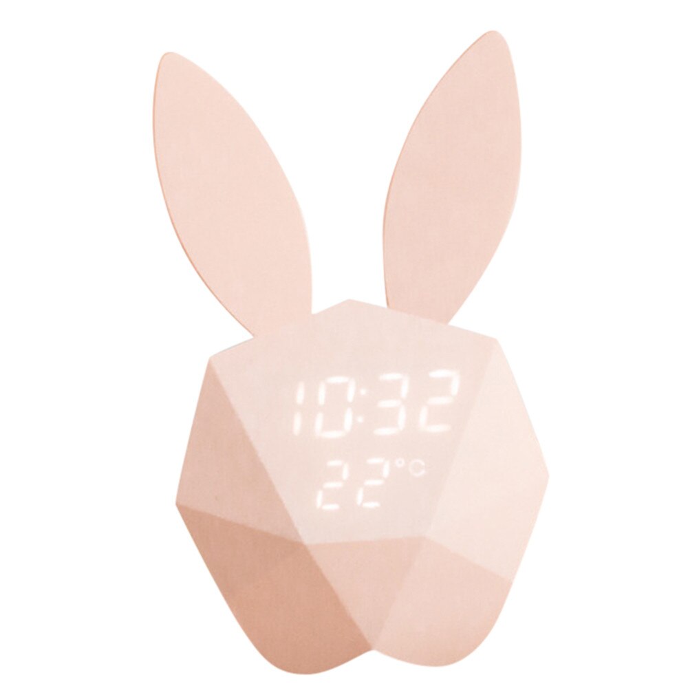 Pink color alarm clock cartoon