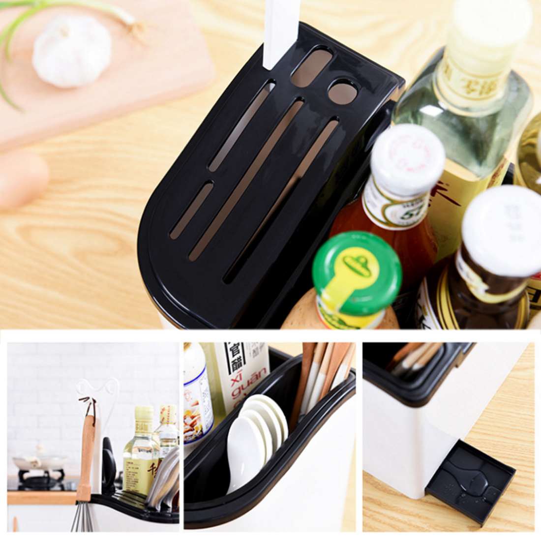 Kitchen Shelf Seasoning Container