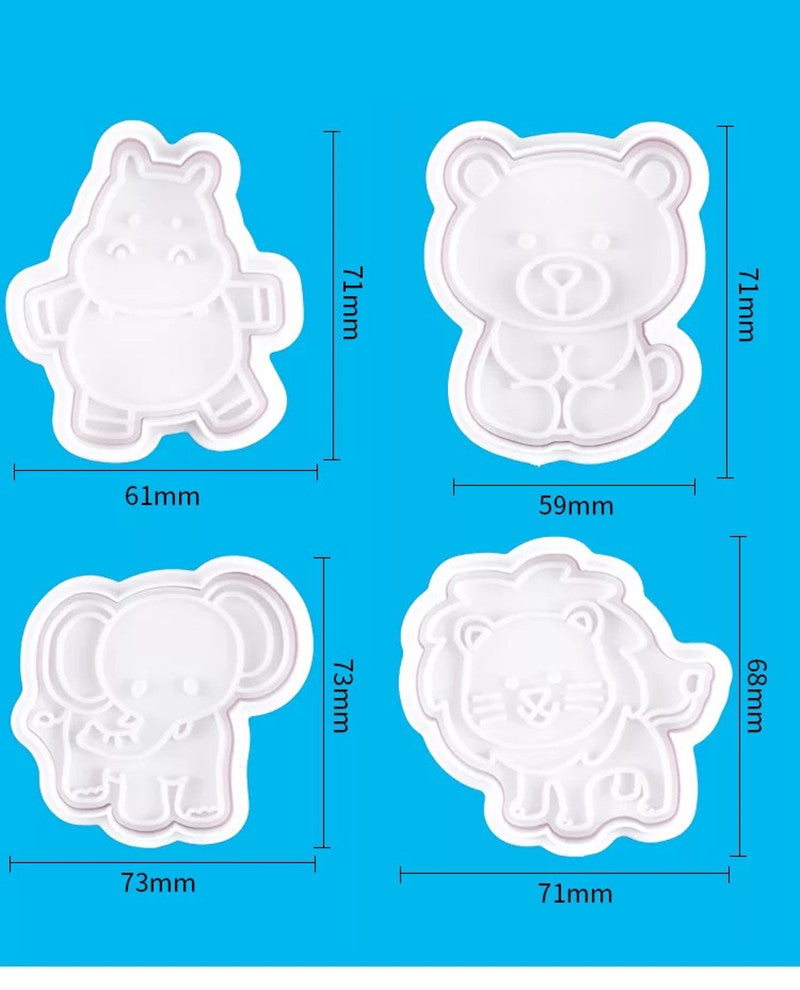 Animal Series Plastic Biscuit Cutter
