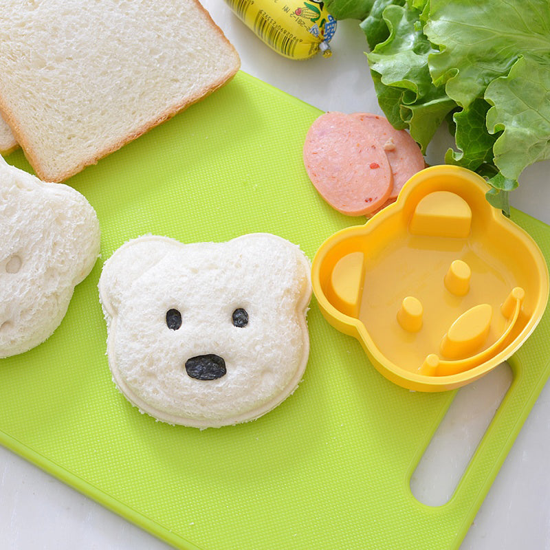 Little Bear Shape Sandwich Mold