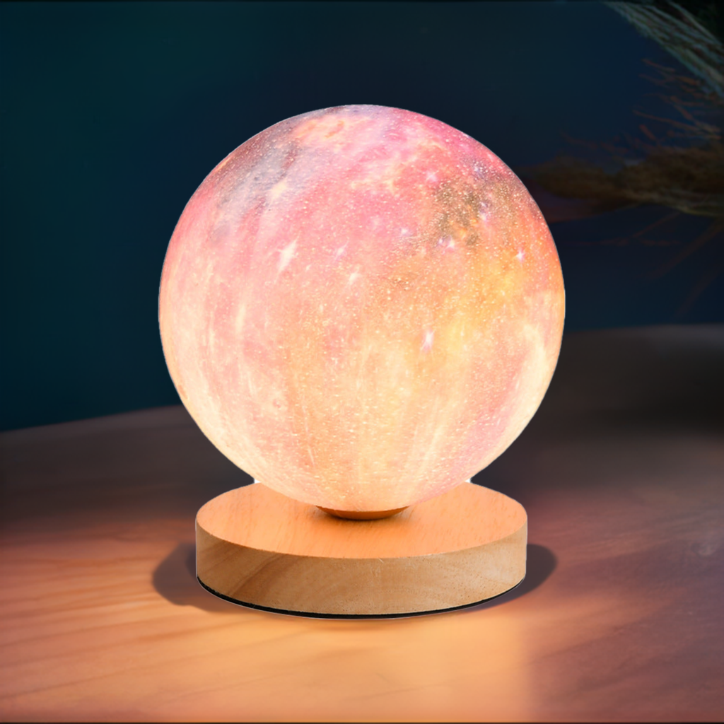 3D Moon Night Light Desk Lamp